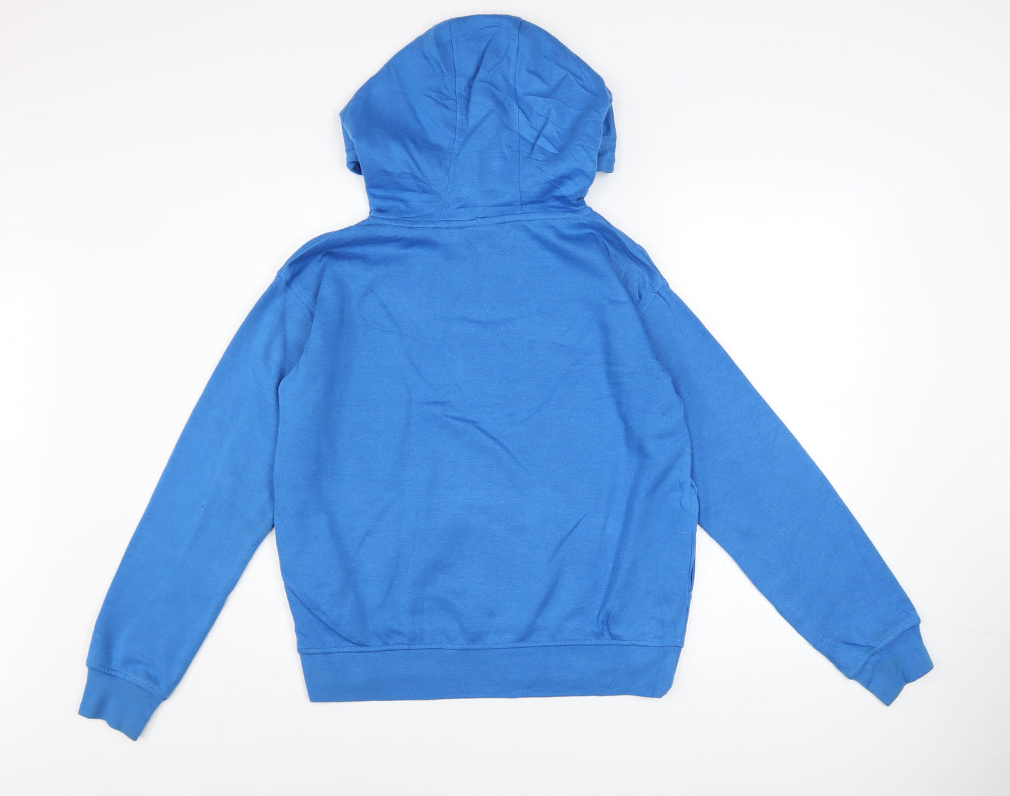 Womens UK Size 2XS Disney Blue Pullover Hoodie