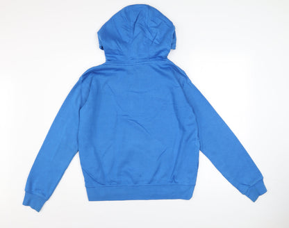 Womens UK Size 2XS Disney Blue Pullover Hoodie