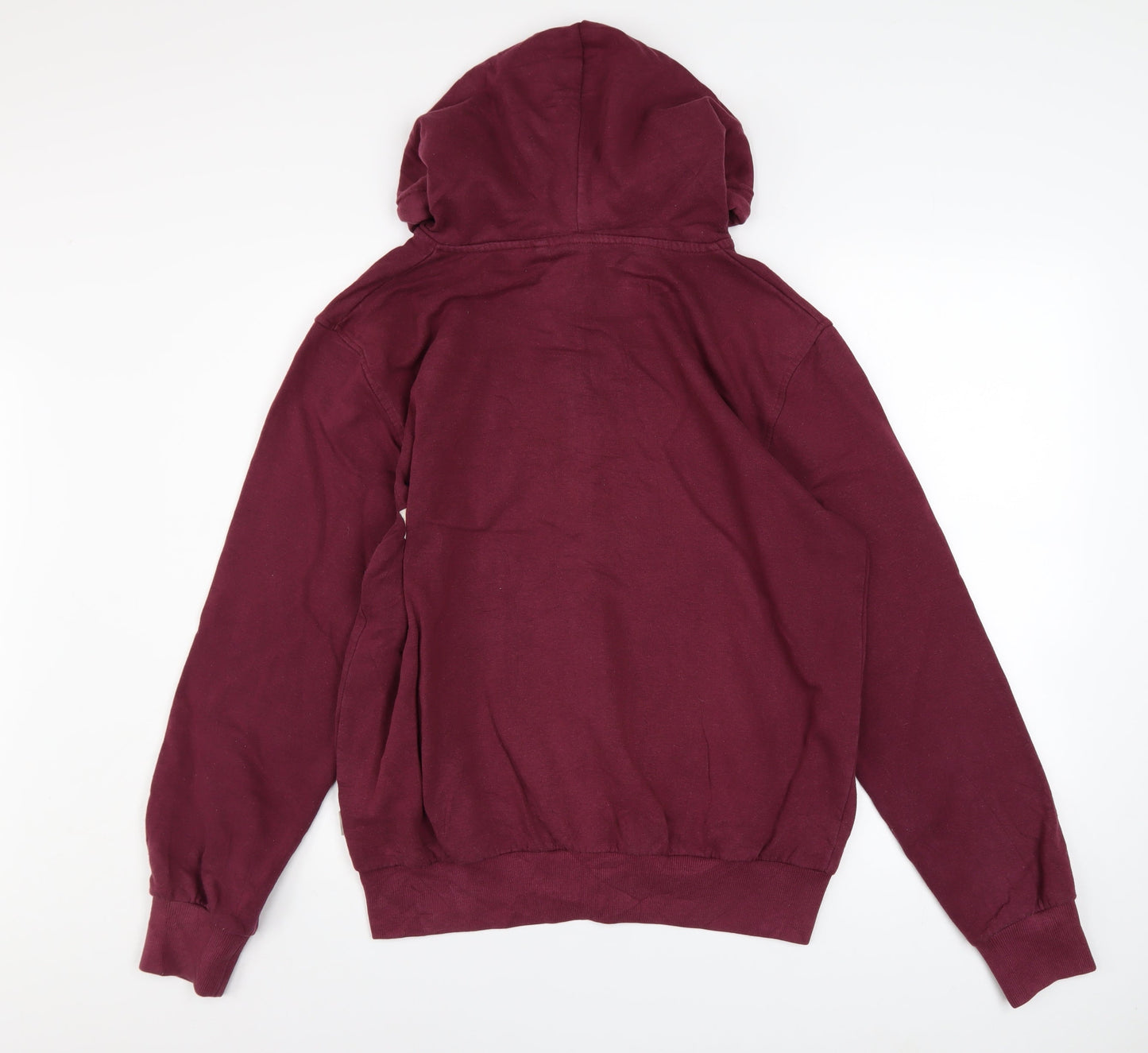 Mens UK Size M Lee Cooper Red Full Zip Hoodie