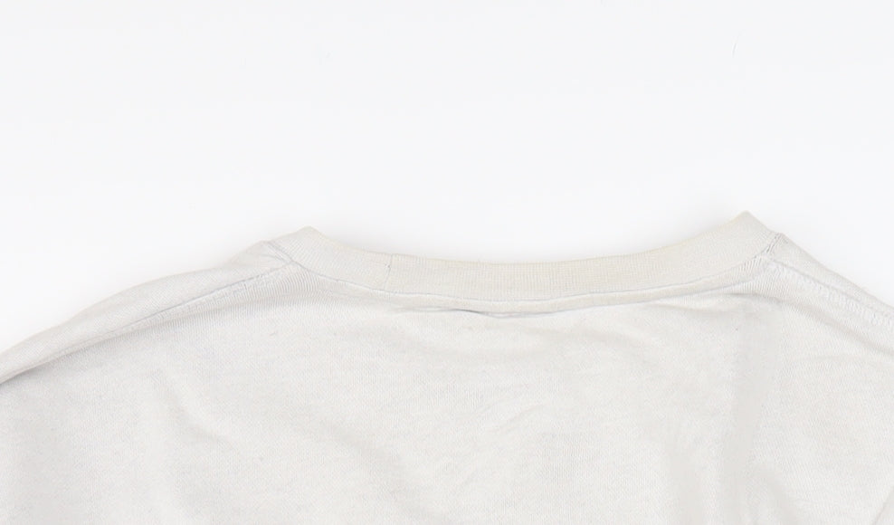 Womens UK Size L Nike Beige Pullover Sweatshirt