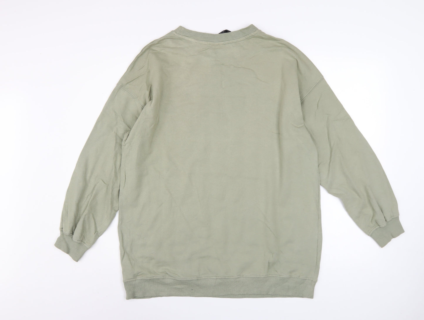 Womens UK Size S H&M Green Pullover Sweatshirt