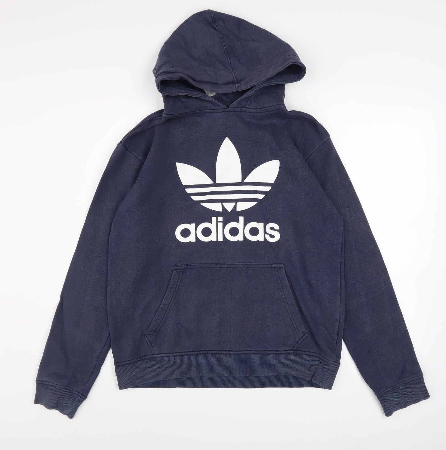Mens UK Size S adidas Blue Pullover Hoodie