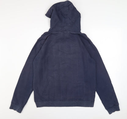 Mens UK Size S adidas Blue Pullover Hoodie