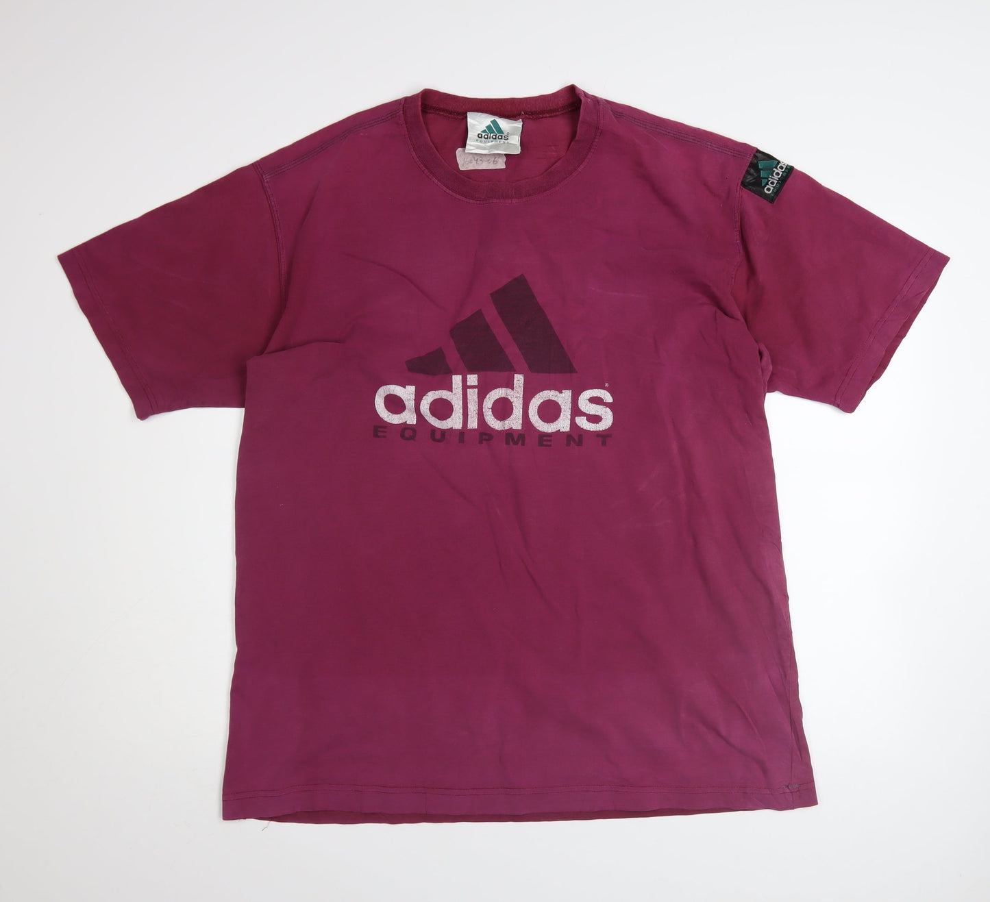 Mens UK Size XL adidas Purple  T-Shirt