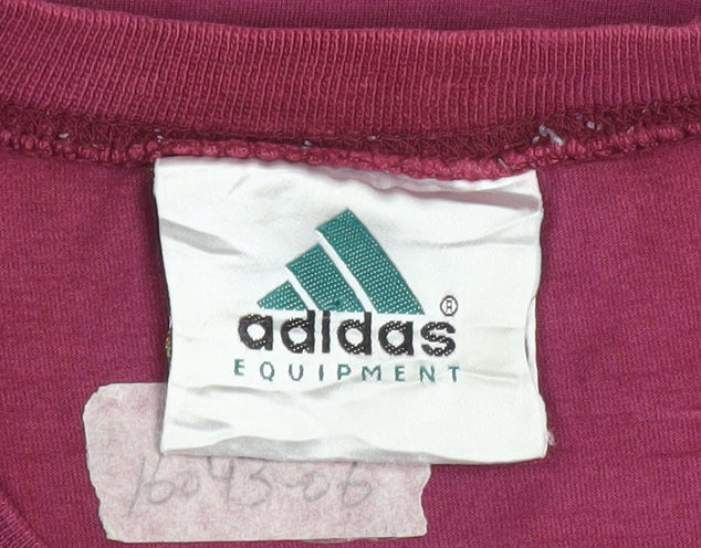 Mens UK Size XL adidas Purple  T-Shirt