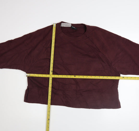 Womens UK Size M Nike Red Pullover Sweatshirt