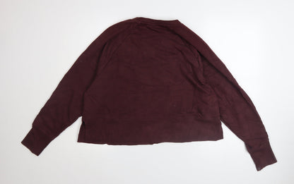 Womens UK Size M Nike Red Pullover Sweatshirt