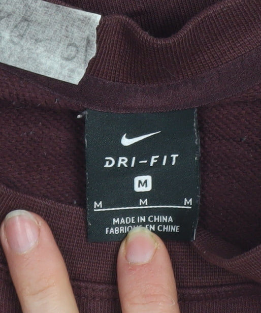 Womens UK Size M Nike Red Pullover Sweatshirt