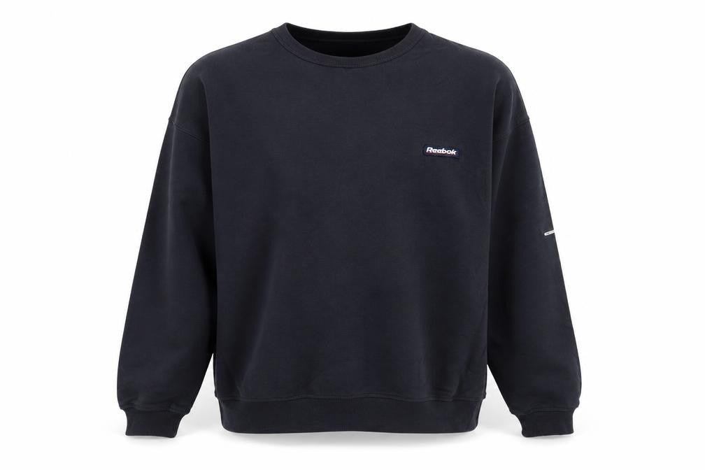 Mens UK Size L Reebok Black Pullover Sweatshirt
