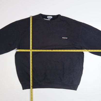 Mens UK Size L Reebok Black Pullover Sweatshirt