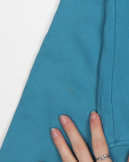 Womens UK Size 14 Canterbury Blue Pullover Hoodie