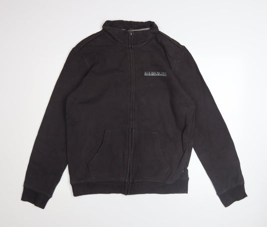 Mens UK Size L Napapijri Black Gym & Training Casual Jacket