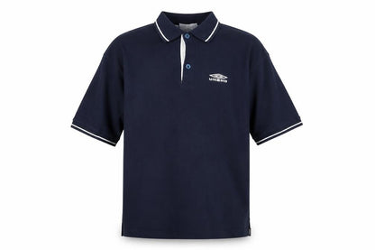 Umbro Men’s Blue L Regular Fit Short Sleeve Polo Shirt