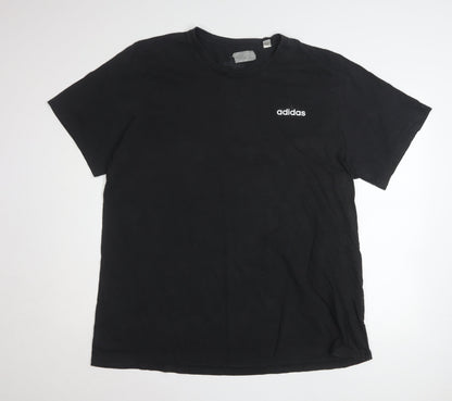 Mens UK Size 2XL adidas Black  T-Shirt