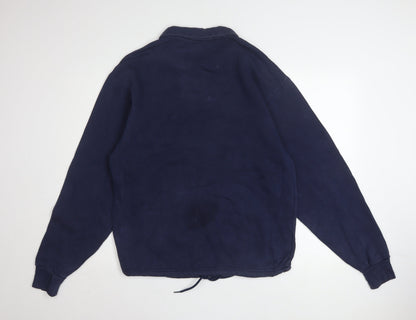 Mens UK Size M Reebok Blue Pullover Sweatshirt