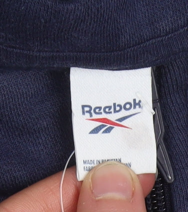 Mens UK Size M Reebok Blue Pullover Sweatshirt