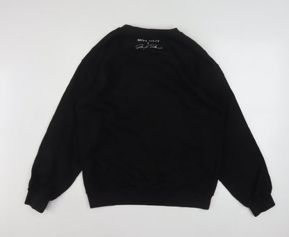 Womens UK Size 8 Miss Sixty Black Pullover Sweatshirt