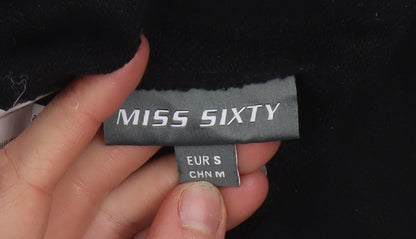 Womens UK Size 8 Miss Sixty Black Pullover Sweatshirt