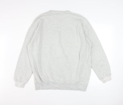 Mens UK Size M Reebok Grey Pullover Sweatshirt