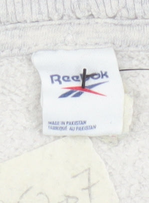 Mens UK Size M Reebok Grey Pullover Sweatshirt