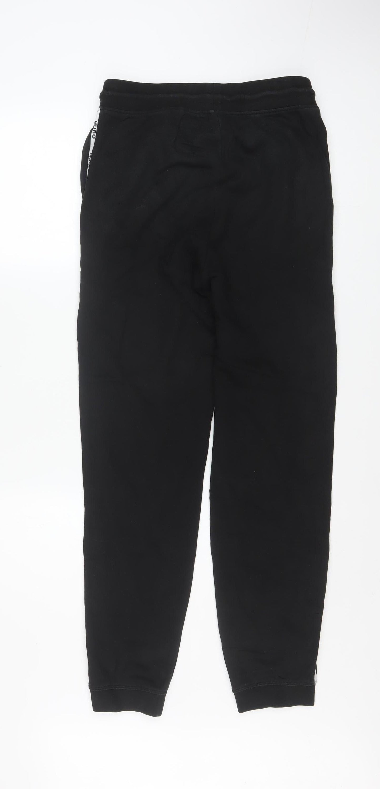 Mens UK Size XS Hugo Regular Fit Jogger Black Trousers