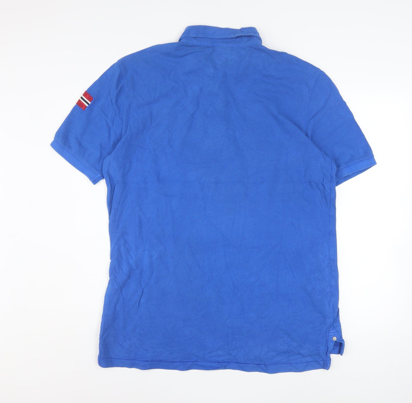 Mens UK Size L Napapijri Cotton Polo Shirt