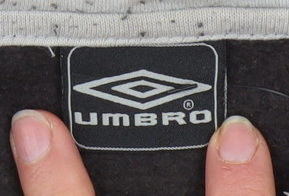 Mens UK Size 2XL Umbro Black Pullover Hoodie