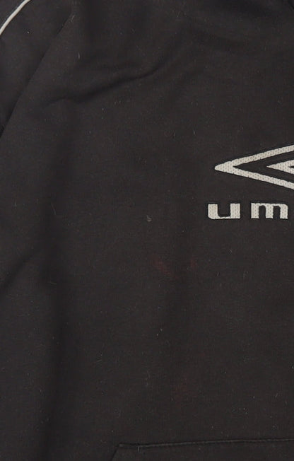 Mens UK Size 2XL Umbro Black Pullover Hoodie
