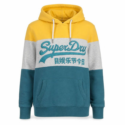 Womens UK Size 12 Superdry Multicoloured Pullover Hoodie