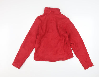 Womens UK Size 10 Jack Wolfskin Red Hiking Walking Outdoor Jacket