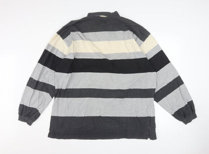 Mens UK Size XL Marks and Spencer Grey Henley Sweatshirt