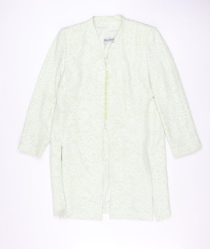 Womens UK Size 16 Frank Usher Ivory Overcoat