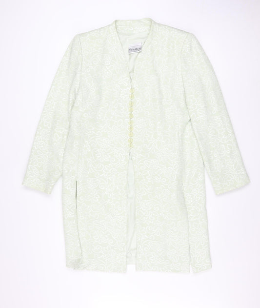 Womens UK Size 16 Frank Usher Ivory Overcoat