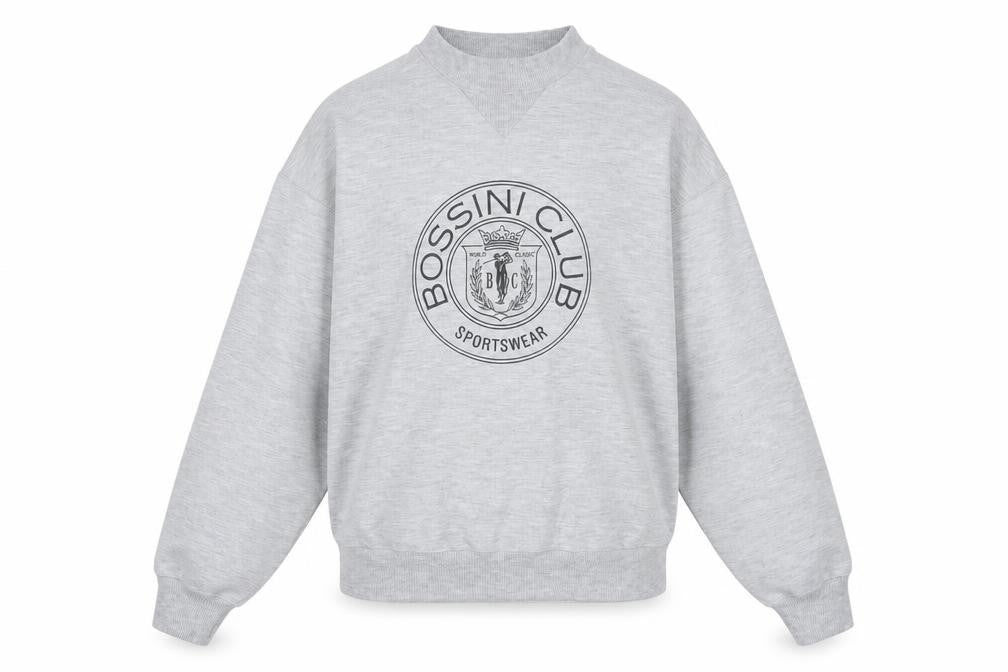 Womens UK Size M Bossini Grey Pullover Sweatshirt