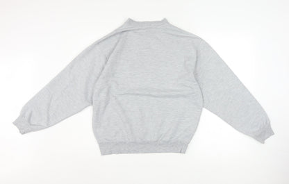 Womens UK Size M Bossini Grey Pullover Sweatshirt