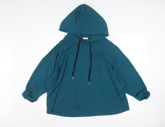 Womens UK Size L John Lewis Blue Pullover Hoodie