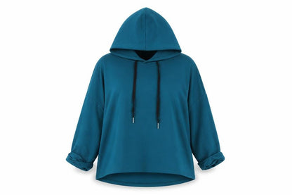 Womens UK Size L John Lewis Blue Pullover Hoodie