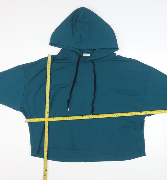 Womens UK Size L John Lewis Blue Pullover Hoodie