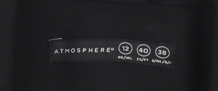 Womens UK Size 12 Atmosphere Regular Black Blazer