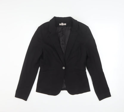 Womens UK Size 8 H&M Regular Black Blazer