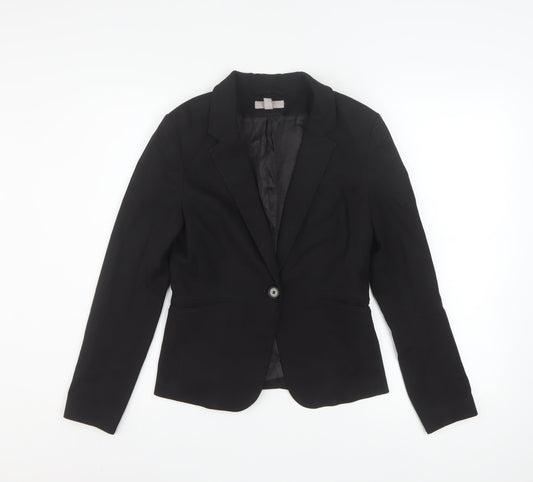 Womens UK Size 8 H&M Regular Black Blazer