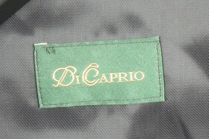 Mens UK Size 44 DiCaprio Black Overcoat