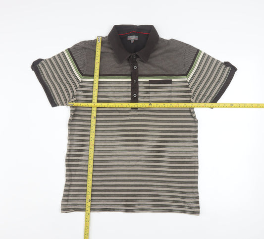 Mens UK Size L Jeff Banks 100% Cotton Polo Shirt