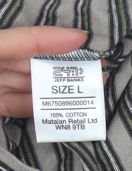 Mens UK Size L Jeff Banks 100% Cotton Polo Shirt
