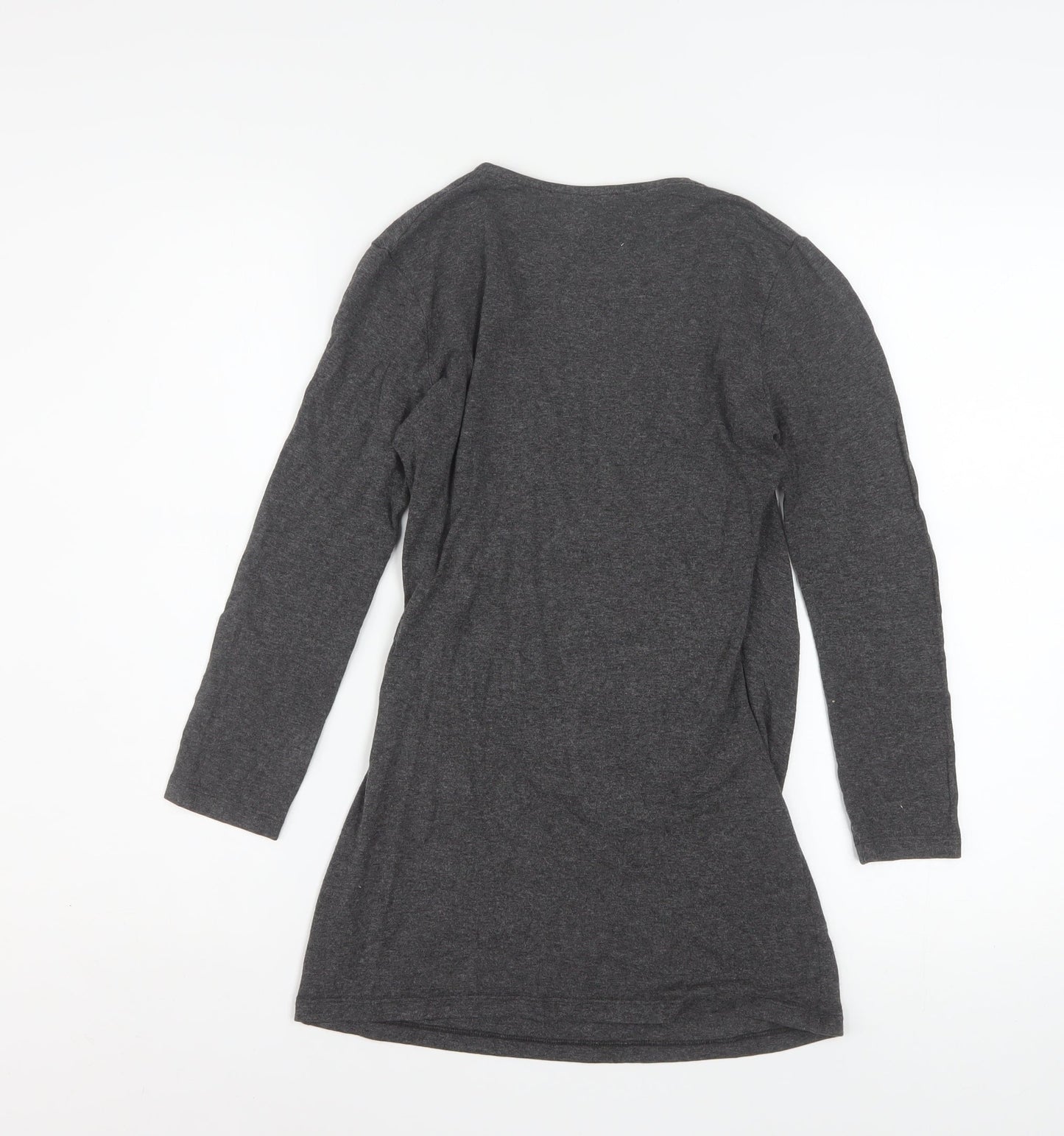 Womens UK Size S Isabella Oliver Grey Wrap Blouse