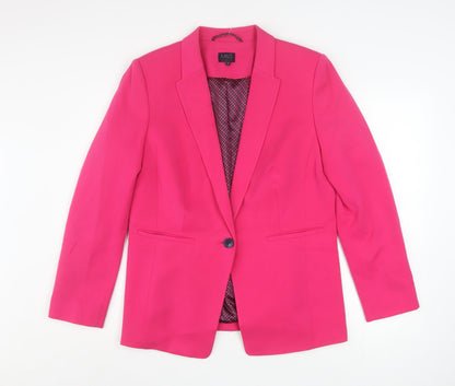 Marks and Spencer Women's Pink Size 16 Blazer Jacket