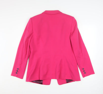 Marks and Spencer Women's Pink Size 16 Blazer Jacket