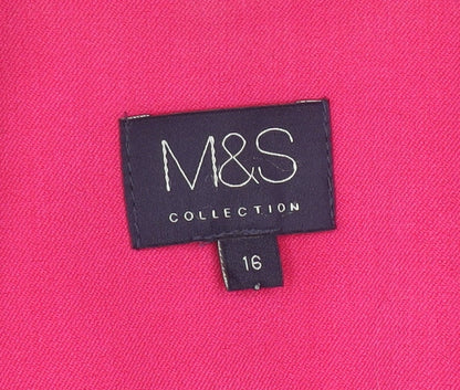 Marks and Spencer Women's Pink Size 16 Blazer Jacket