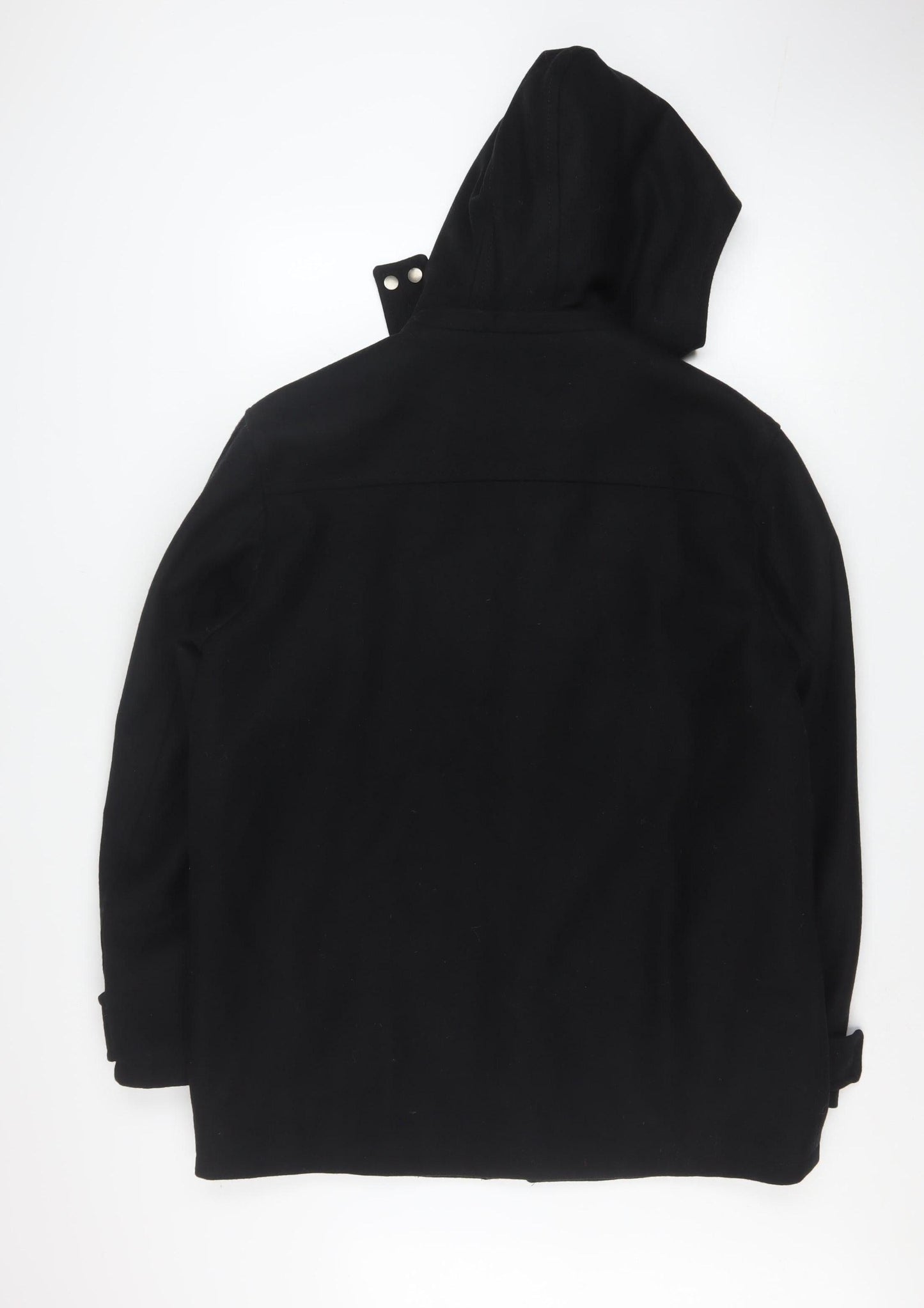 Mens UK Size L Michel René Black Parka Coat
