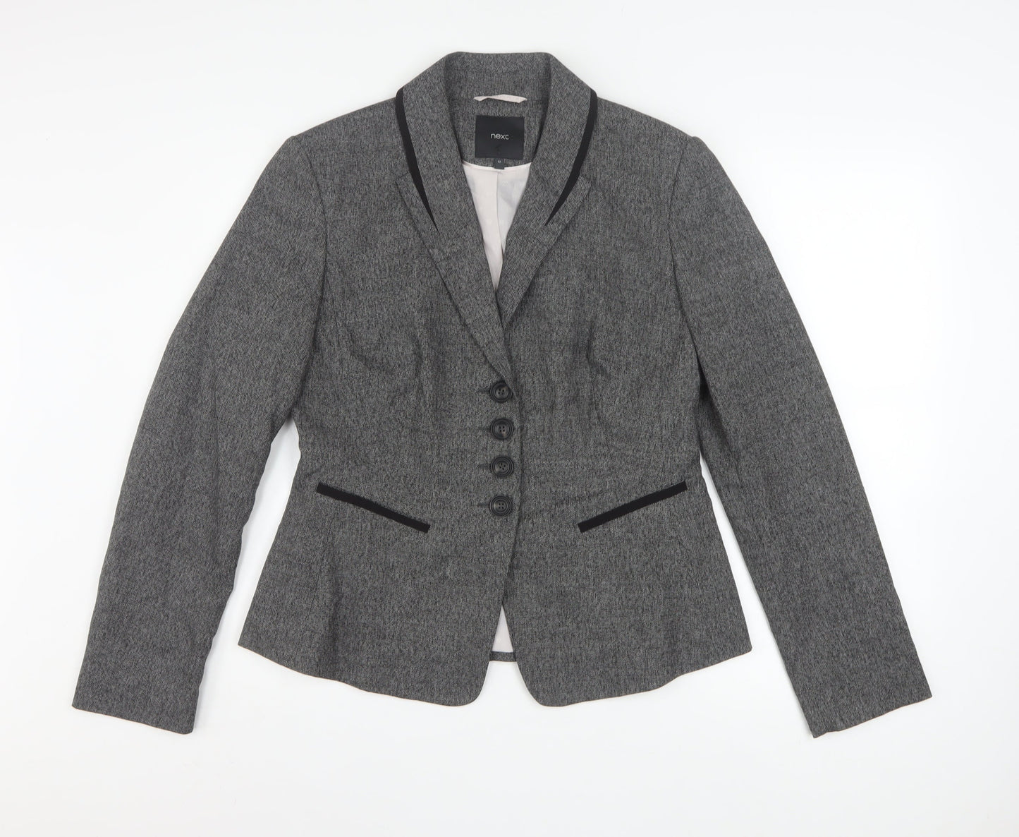 Womens UK Size 12 NEXT Regular Grey Blazer